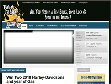 Tablet Screenshot of harleydavidsonraffles.com